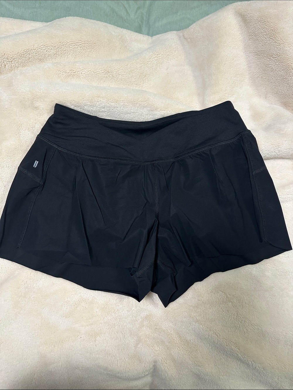 NOBULL Black Women's Athletic Shorts with Side Pockets